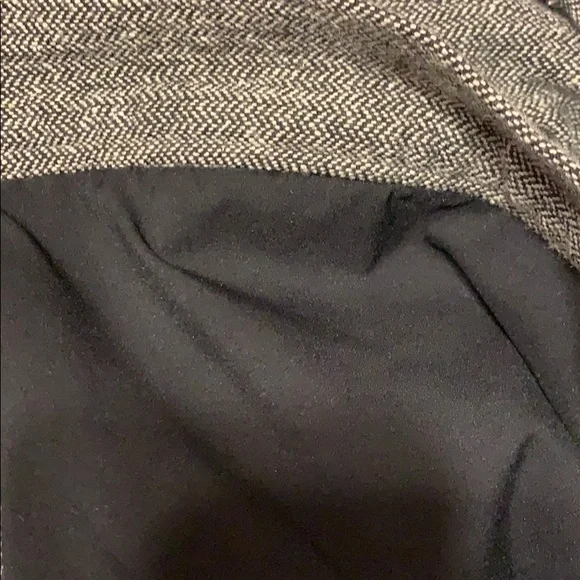 Liz Claiborne Charcoal Gray Lined Collar Jacket - Picture 10 of 11